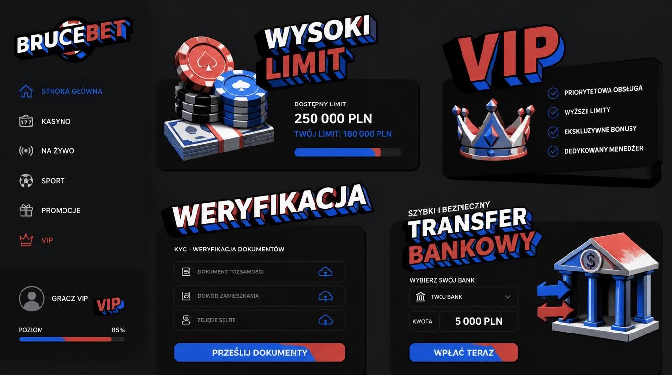 VIP i limity dla dużych wpłat
